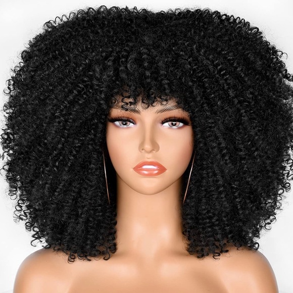 Afro Kinky Curly Wigs - Picture 1 of 7